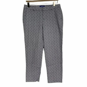 Old Navy Harper mid rise  4 black white print pants‎